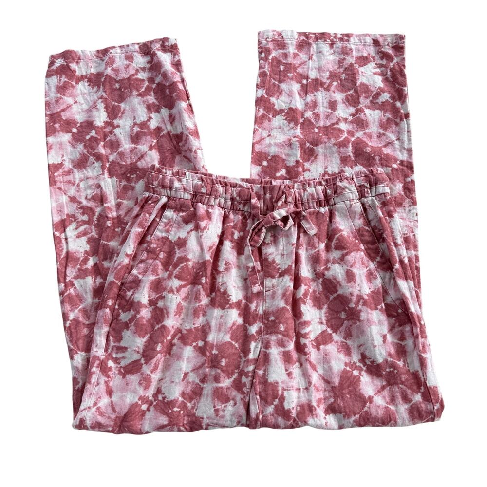 Old Navy Women’s XS Pink White Tie-Dye Drawstring Pants